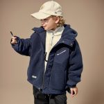 Boys’ padded and thick lamb wool coat gallery image 2