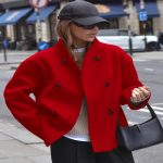 Double-Breasted Solid-Color Wool Coat gallery image 3