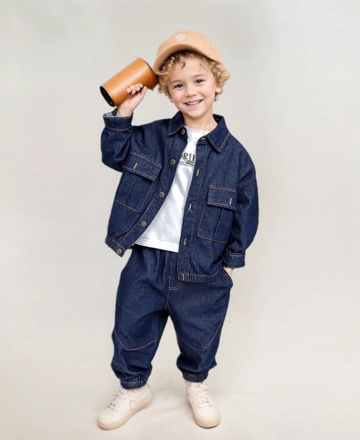 Denim jacket for toddlers wholesale clothing product