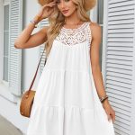 Flared Short-Sleeve Dress gallery image 3
