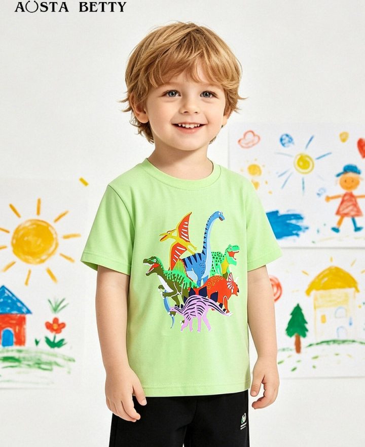 Children’s Crew-Neck Short-Sleeve Shirt wholesale clothing product