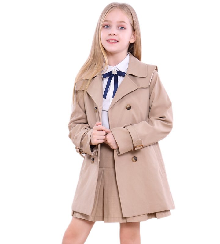 Girls’ trench coat wholesale clothing product