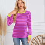 Patterned Round-Neck Long-Sleeve Casual Sweatshirt gallery image 4