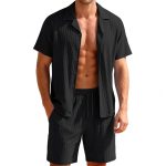 Cardigan, Short-Sleeve Top, and Shorts Set gallery image 4