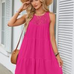 Flared Short-Sleeve Dress gallery image 4